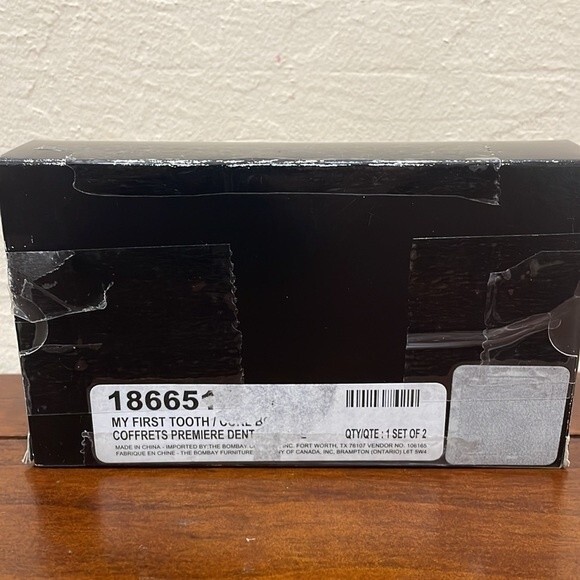 NEW! Bombay Company My First Tooth and Curl Engrave-able keepsake Baby Gift - Picture 4 of 5